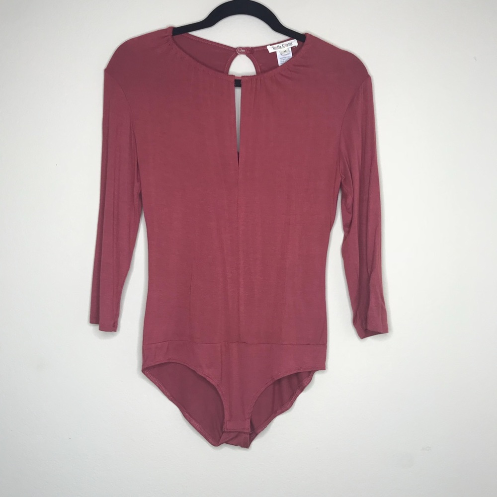 Maroon bodysuit